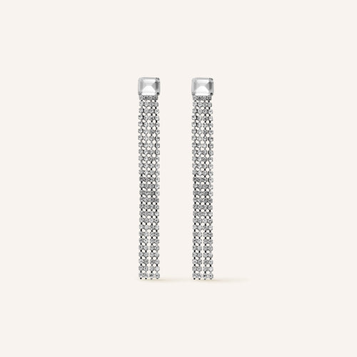 Boucles d'oreilles Scarlet Argent