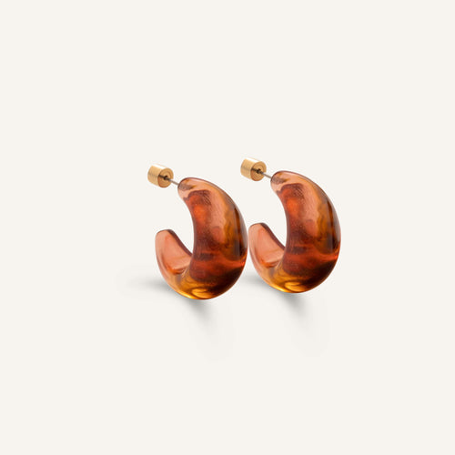 Boucles d'oreilles Irys Tortoise