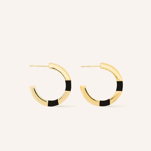Boucles d'oreilles Josy Noir