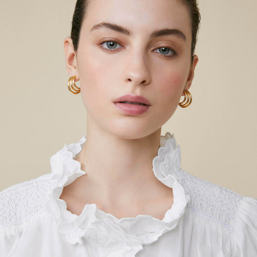 Boucles d'oreilles Trinity Or
