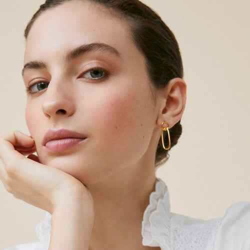 Boucles d'oreilles Mini Carole Or