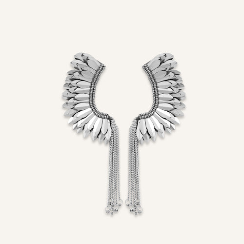 Boucles d'oreilles Emylie Hematite