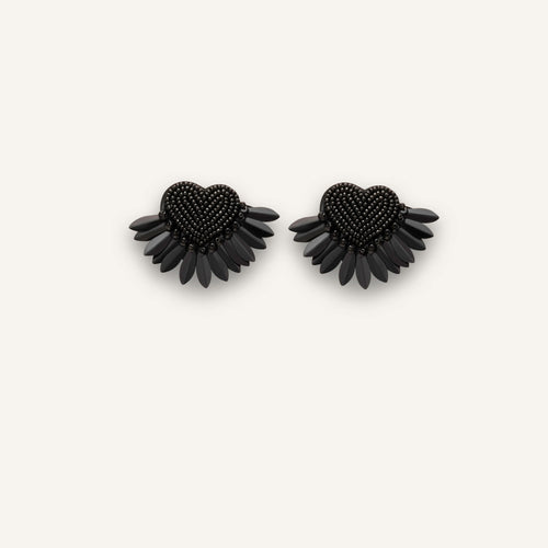 Boucles d&#39;oreilles Mindy Noir