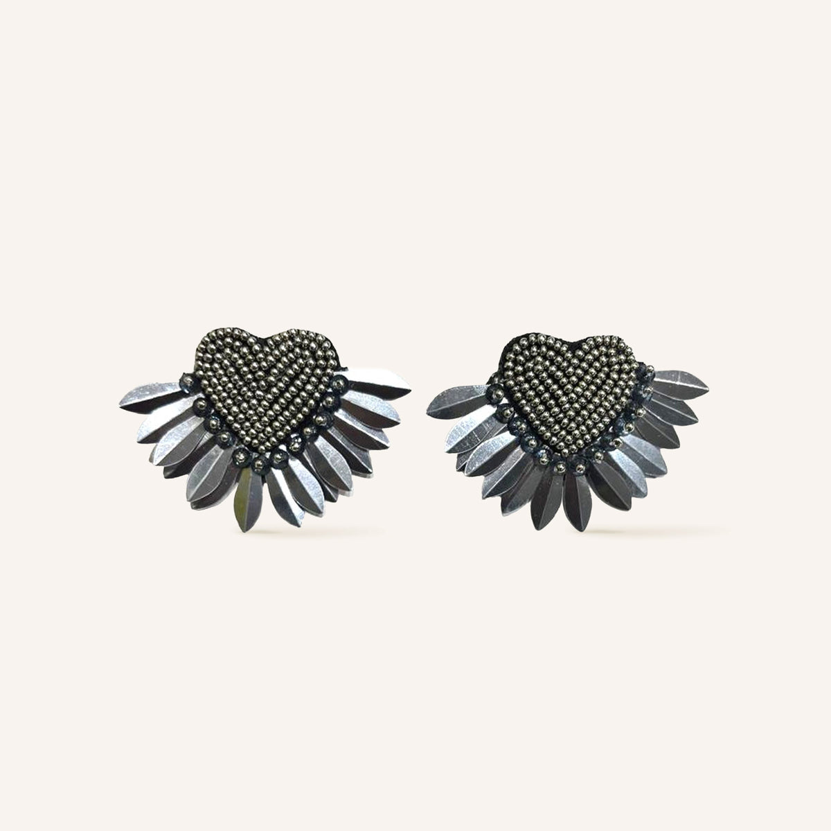 Boucles D'Oreilles Mindy Hematite
