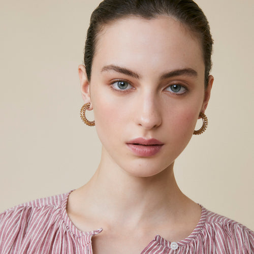 Boucles d&#39;oreilles Lexye Champagne