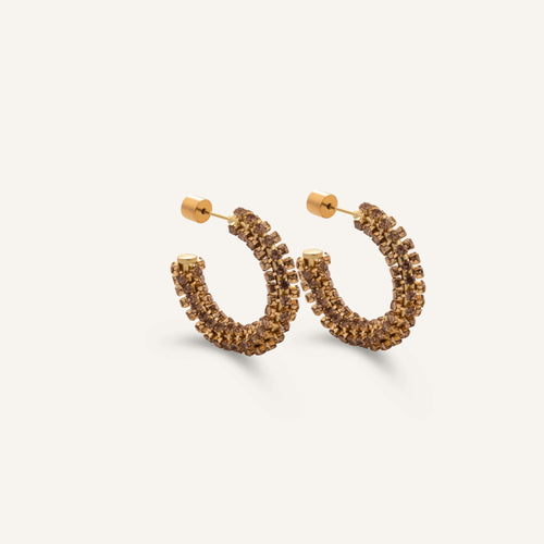 Boucles d&#39;oreilles Lexye Champagne