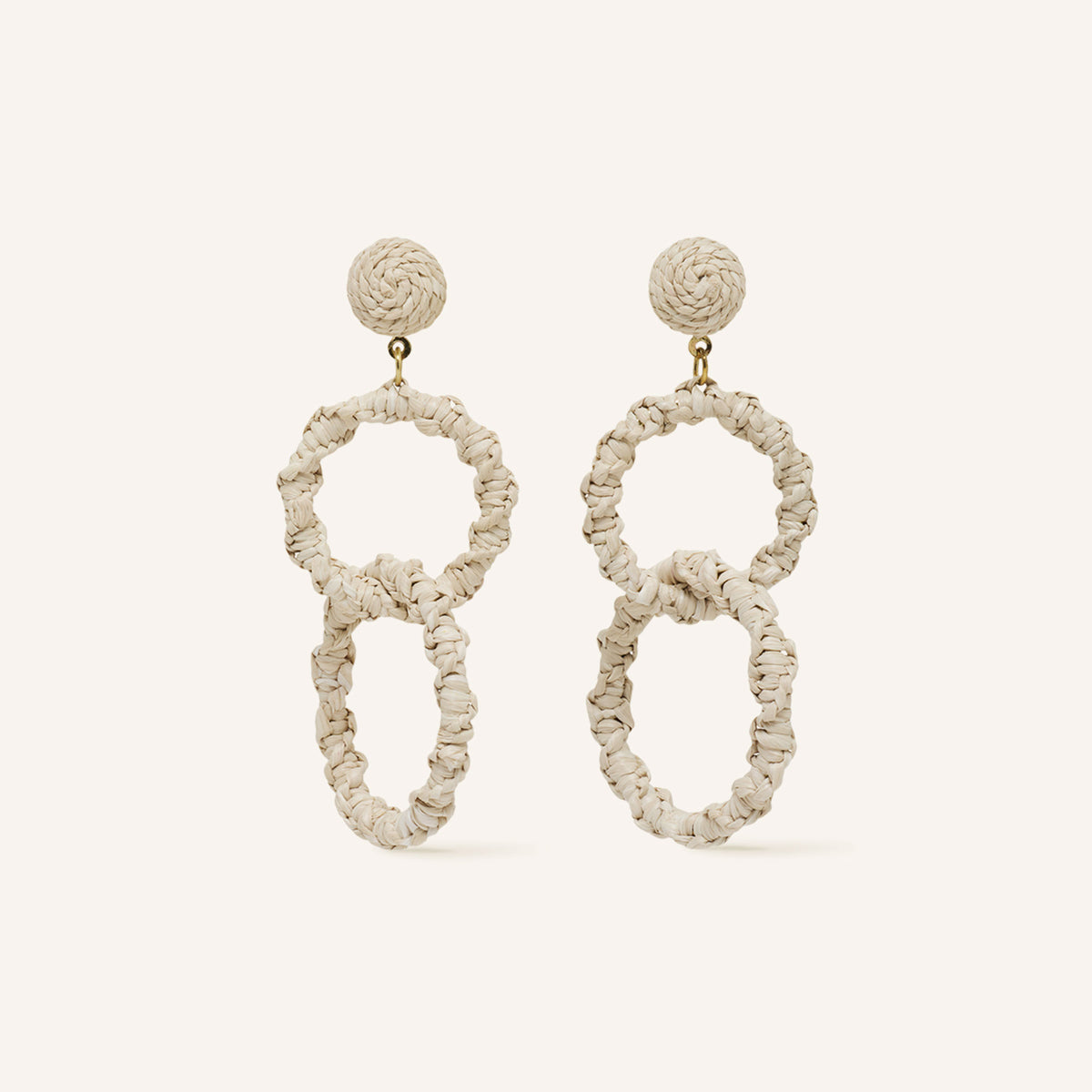 Boucles D'Oreilles Oriane Latte
