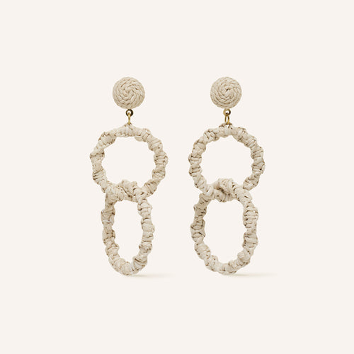 Boucles D'Oreilles Oriane Latte