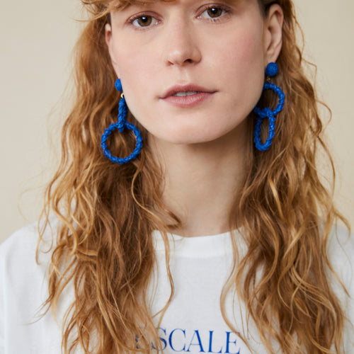 Boucles D'Oreilles Oriane Latte