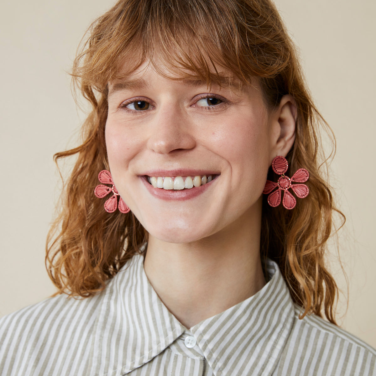 Boucles D'Oreilles Fiorenza Bourgogne