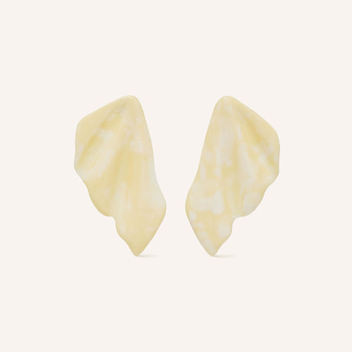 Boucles D'Oreilles Liv Ecru Marbre