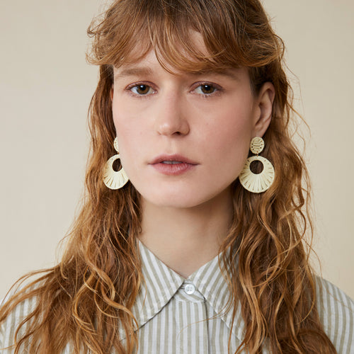 Boucles D'Oreilles Carla Vanille