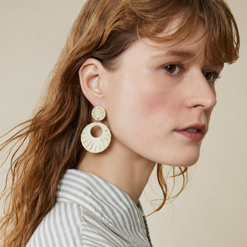 Boucles D'Oreilles Carla Faience