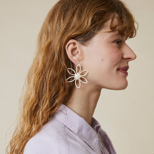 Boucles D'Oreilles Jully  Corail