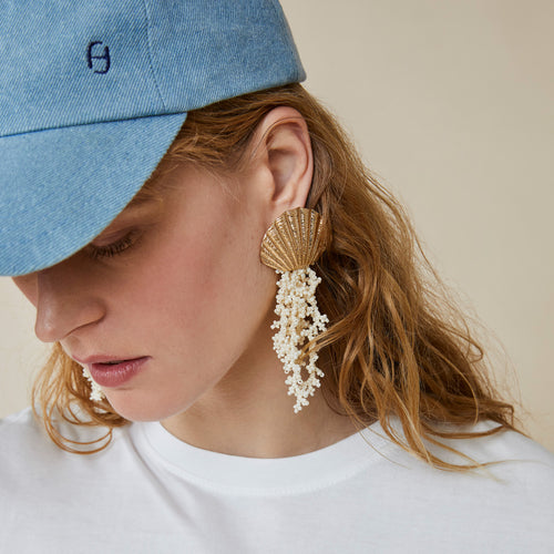 Boucles D'Oreilles Cleo Rose Dore
