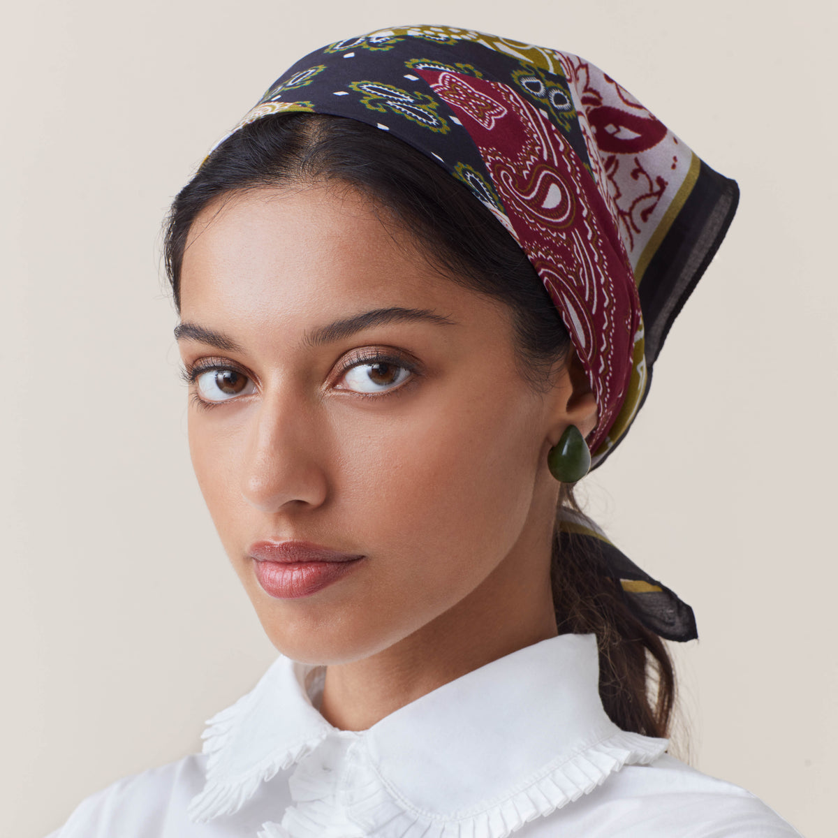 Boucles D'Oreilles Mayra Forêt Marbré