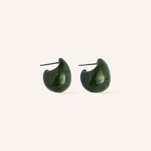 Boucles D'Oreilles Mayra Forêt Marbré