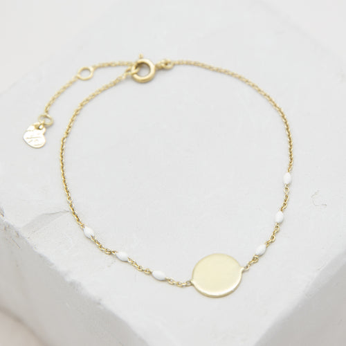 Bracelet Medal Blanc.