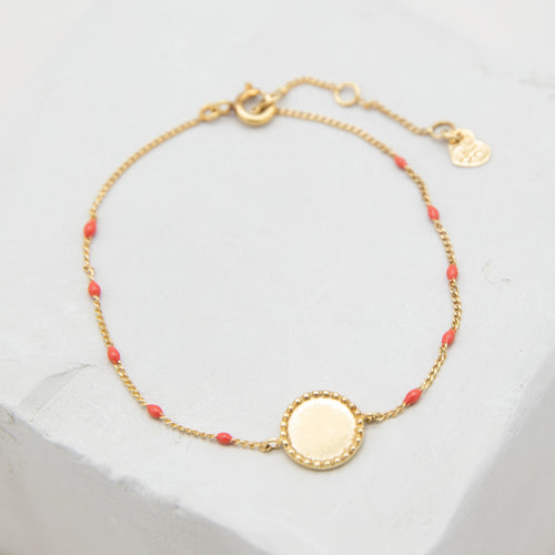 Bracelet Medal Corail.
