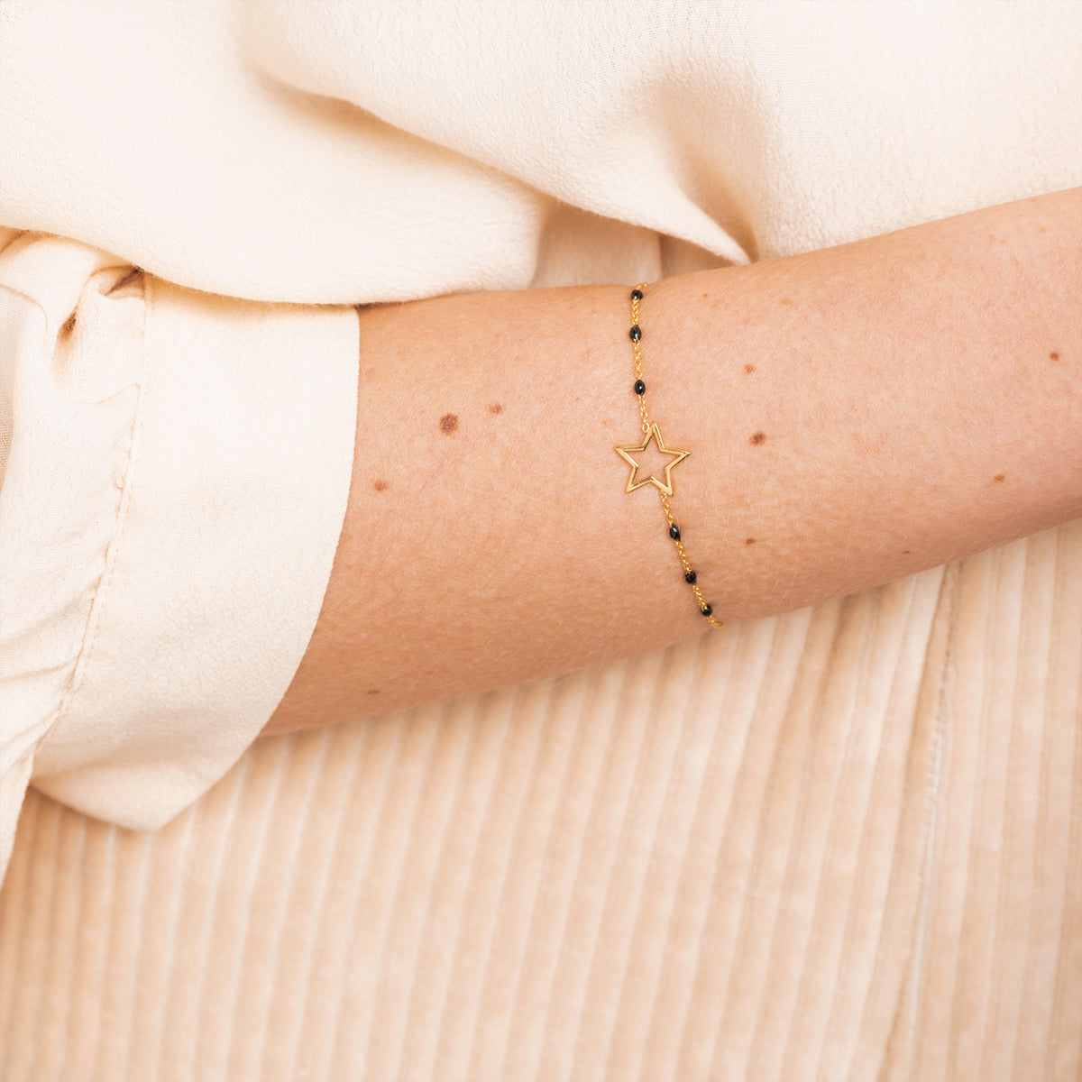 Bracelet Star Noir
