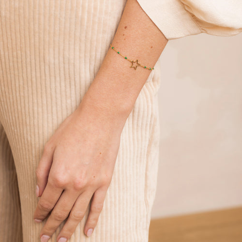 Bracelet Star Emeraude