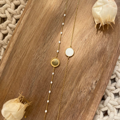 Bracelet Célie Blanc.