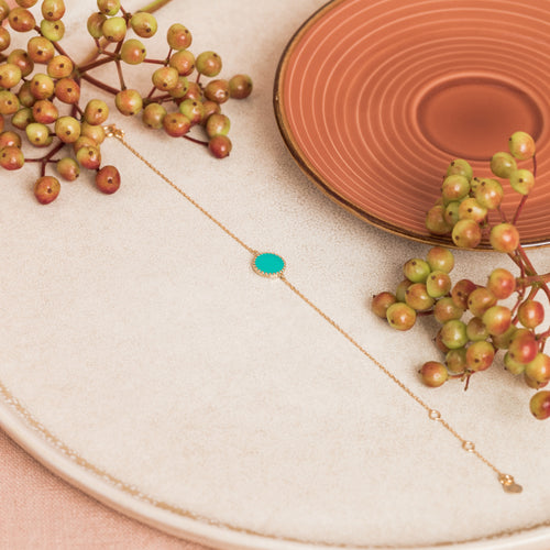 Bracelet Célie Turquoise Aventurine.