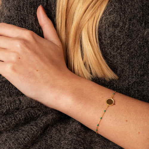 Bracelet Dalie Emeraude