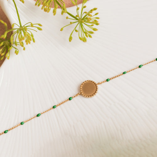 Bracelet Dalie Emeraude