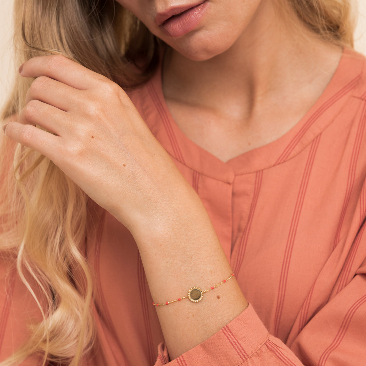 Bracelet Dalie Corail.