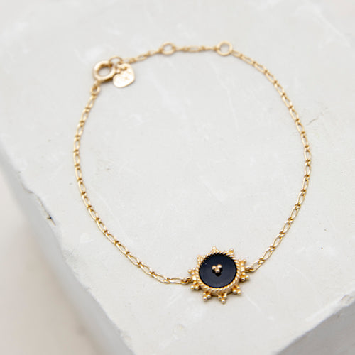 Bracelet Giovana Onyx Noir.