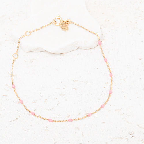Bracelet Loulou Rose Fluo