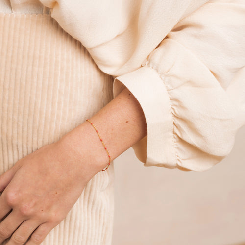 Bracelet Loulou Corail