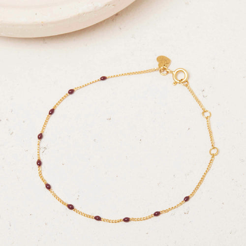 Bracelet Loulou Bordeaux