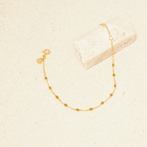 Bracelet Loulou Dore Brillant