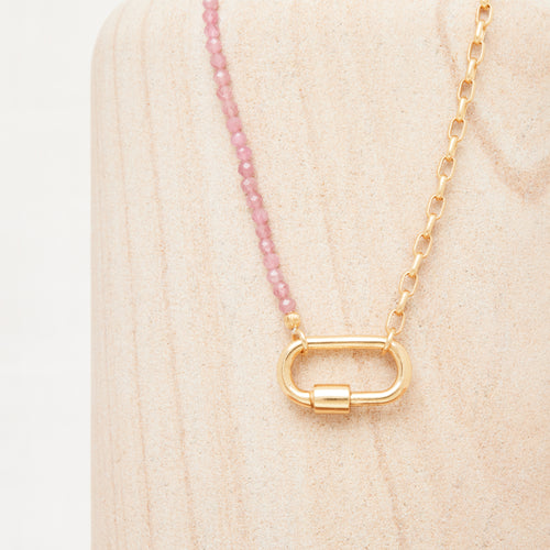 Bracelet Anaela Tourmaline Rose