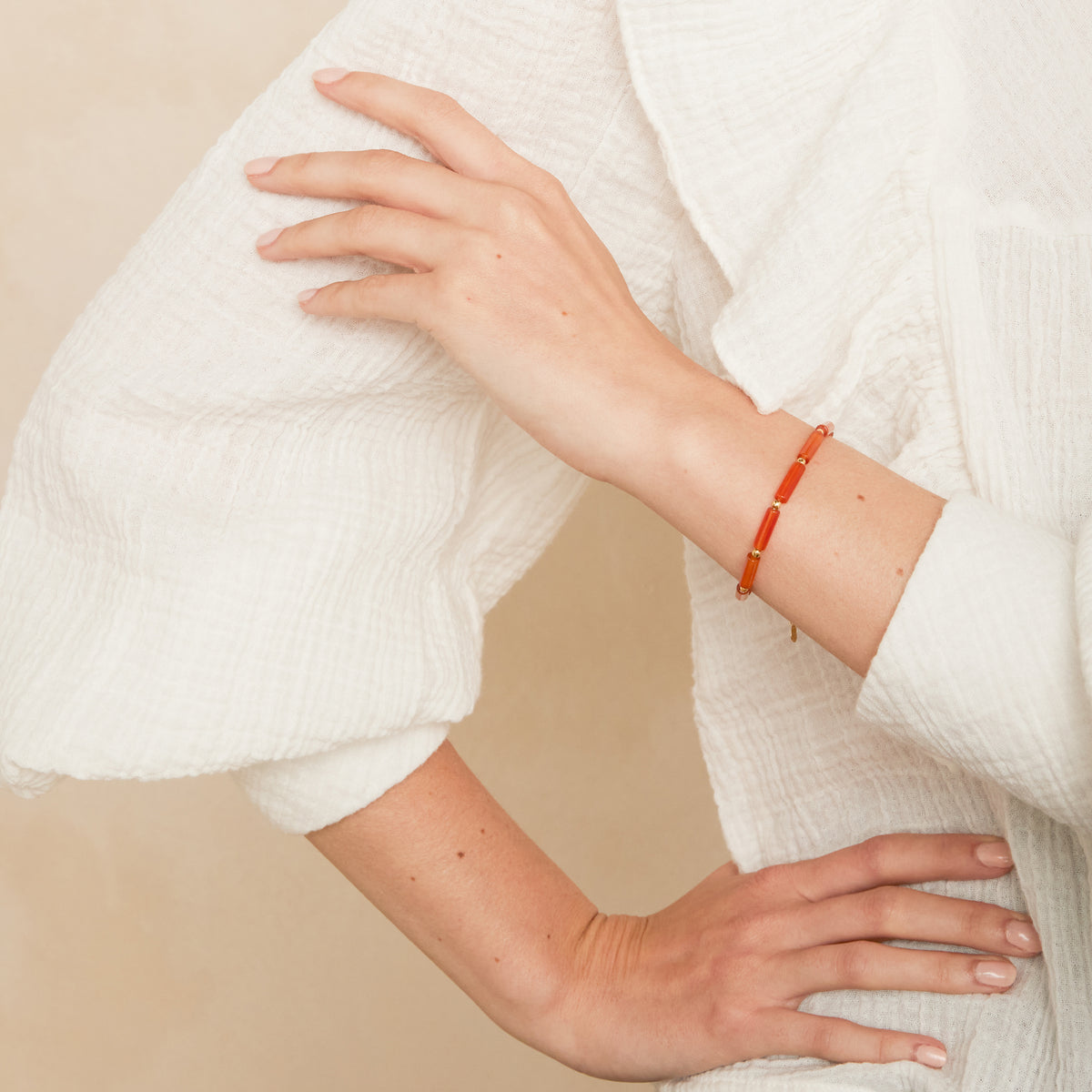 Bracelet Atya Onyx Rouge