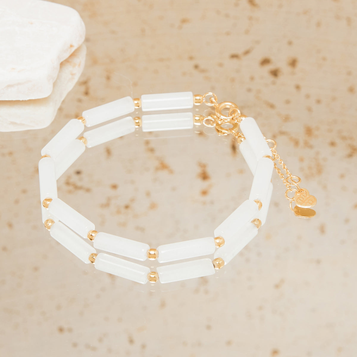 Bracelet Atya Quartz Blanc
