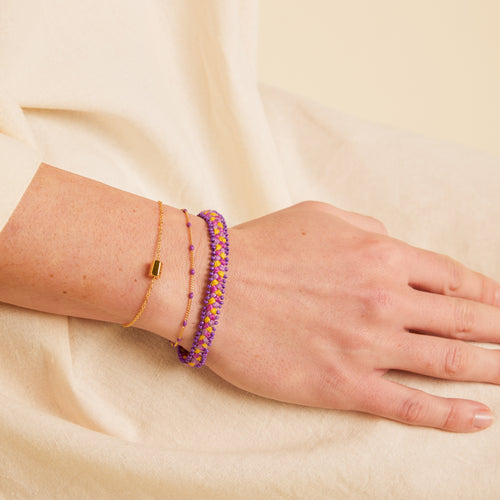 Bracelet Ysa Purple/Mais