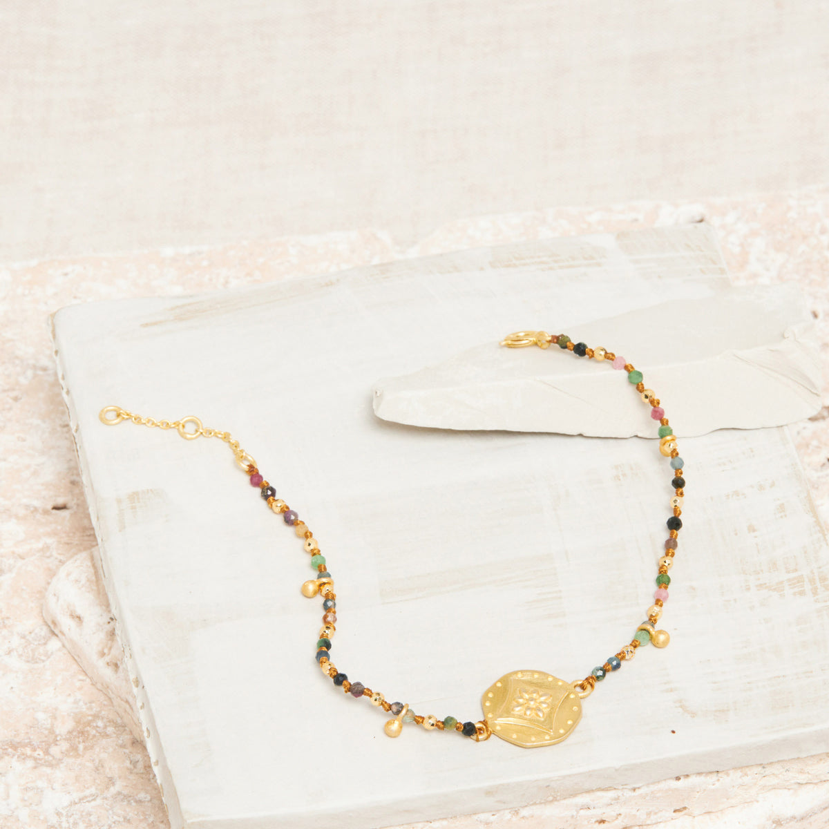 Bracelet Mary Rubis Zoisite/Tourmaline