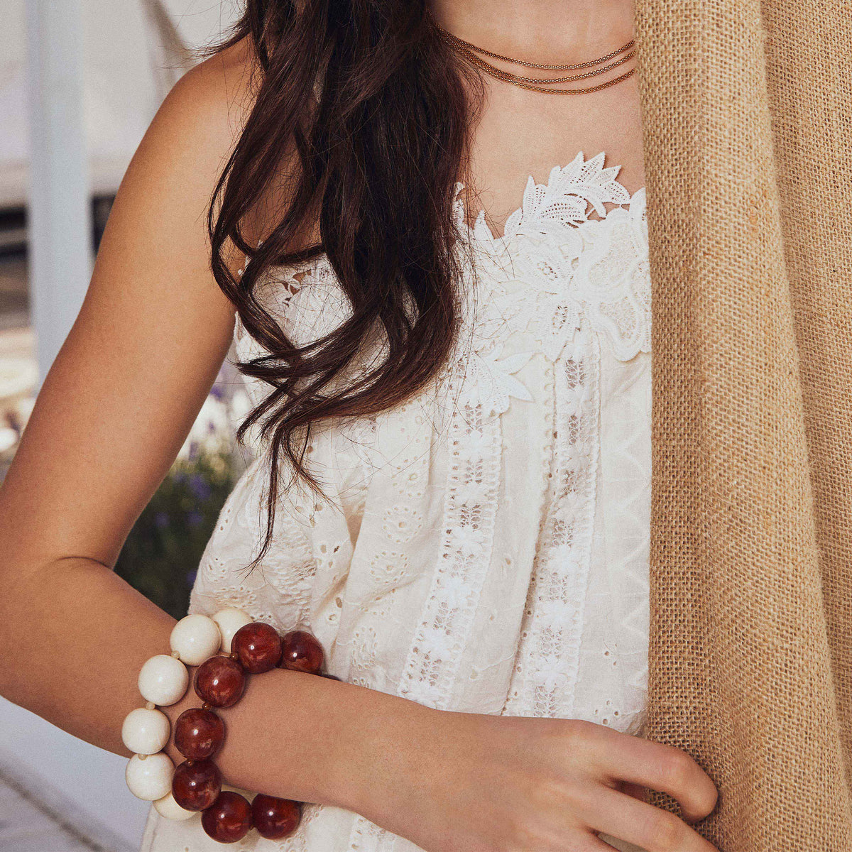 Bracelet Bellissima Ecru Marbre