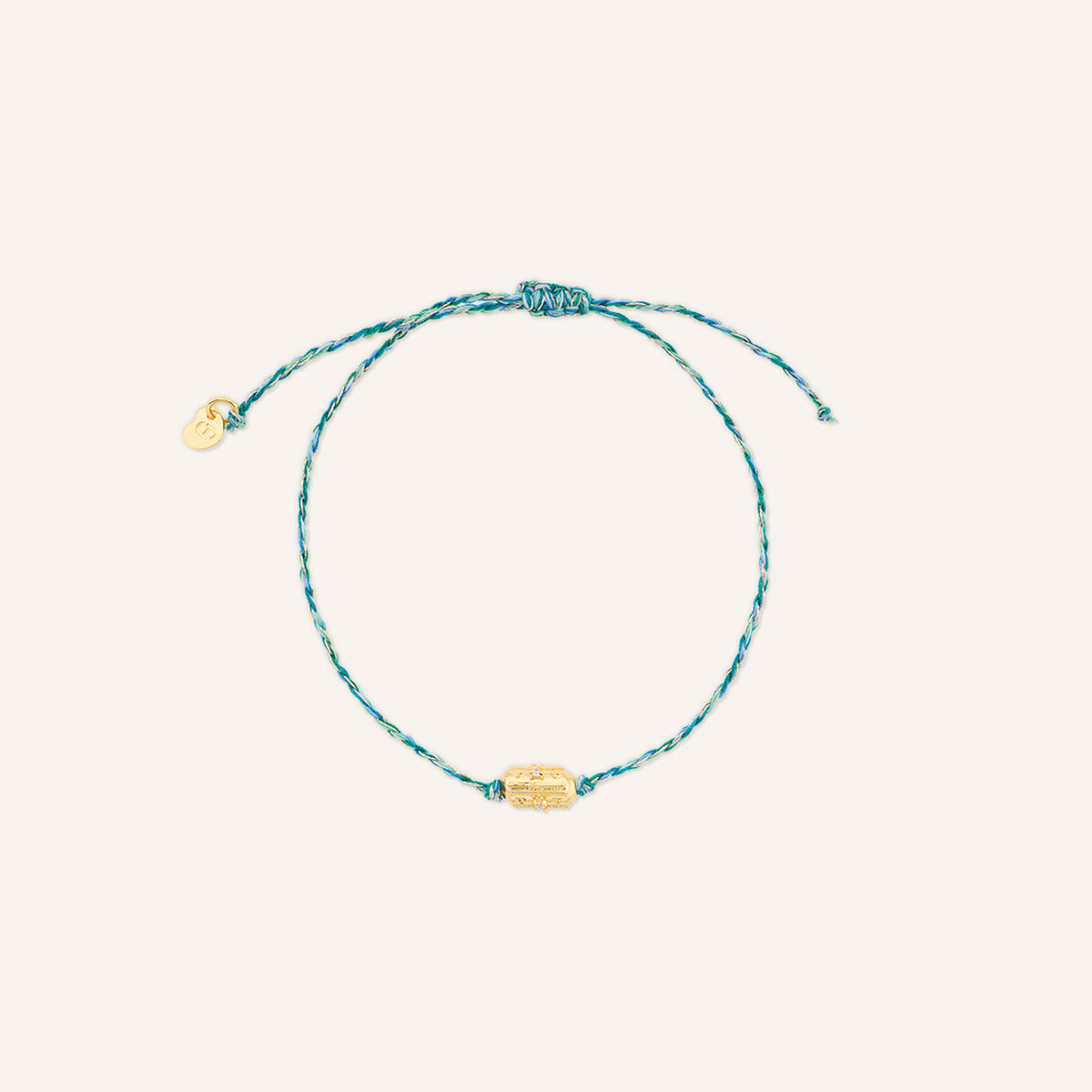 Bracelet Sita Zircon Blanc/Aqua