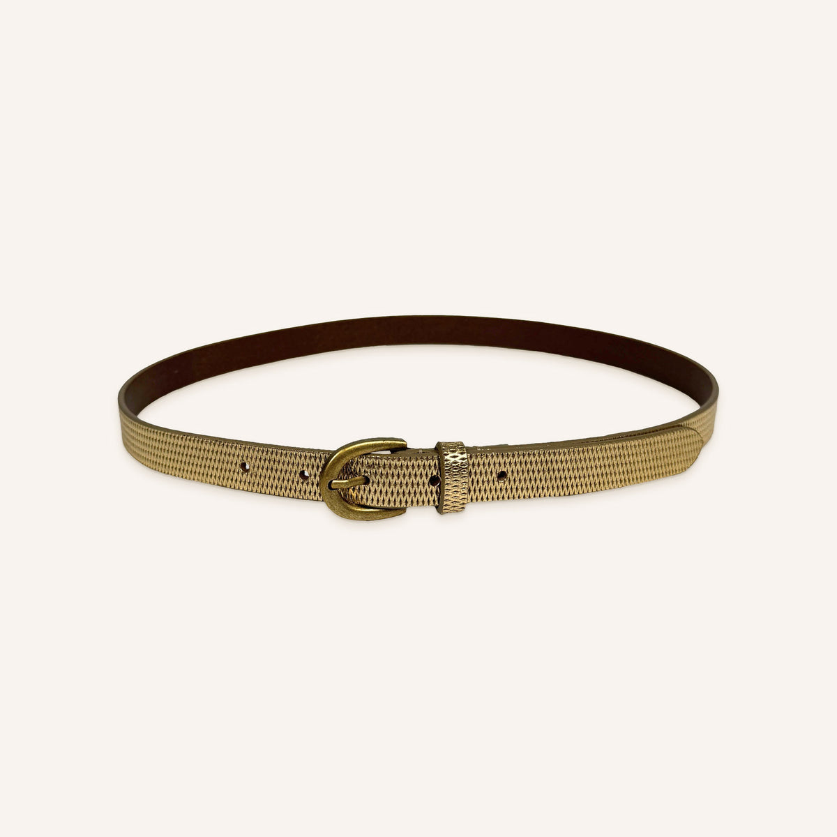 Ceinture Lea Geometrique Dore