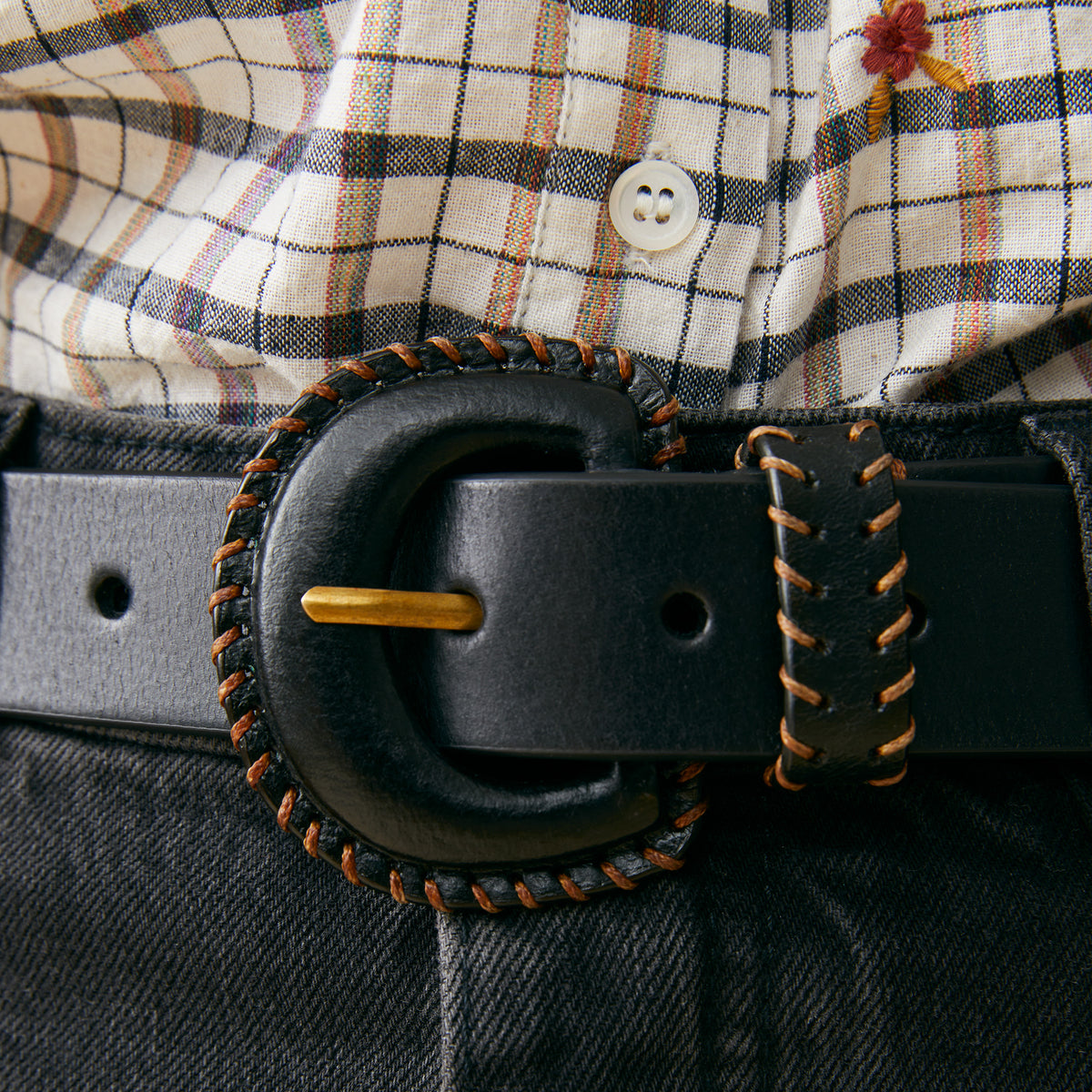 Ceinture Thanya Noir/Muscade