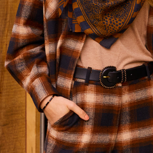 Ceinture Thanya Noir/Muscade