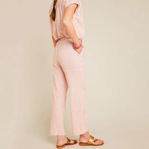 Chemise Nila Violine/Ecru