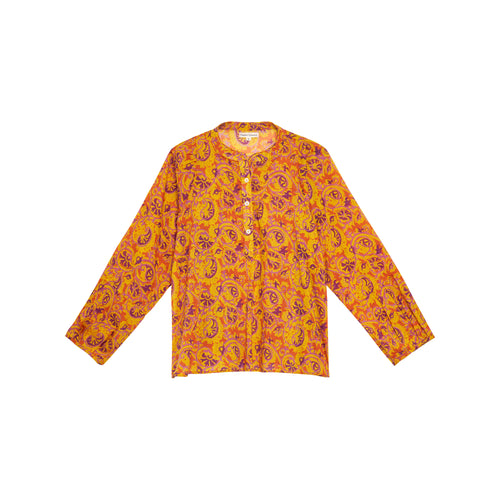 Blouse Naina Kalamkari Violine