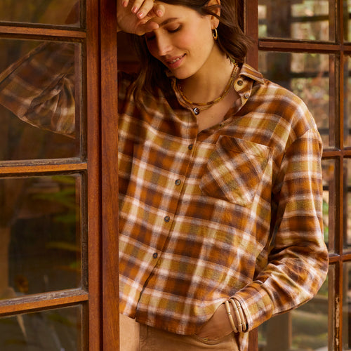 Chemise Neil Curry/Muscade