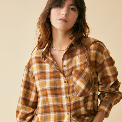 Chemise Neil Curry/Muscade