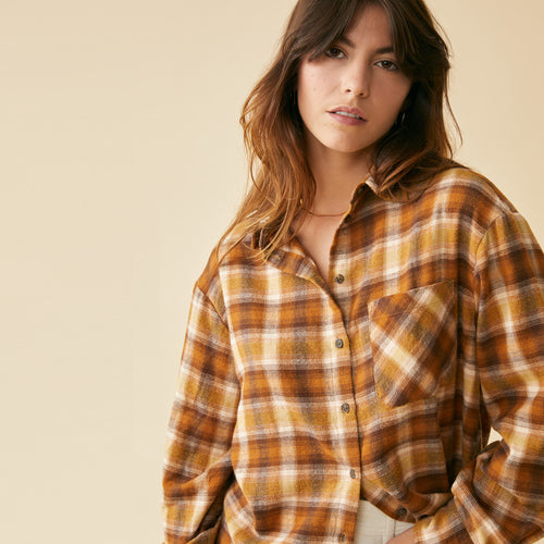 Chemise Neil Curry/Muscade